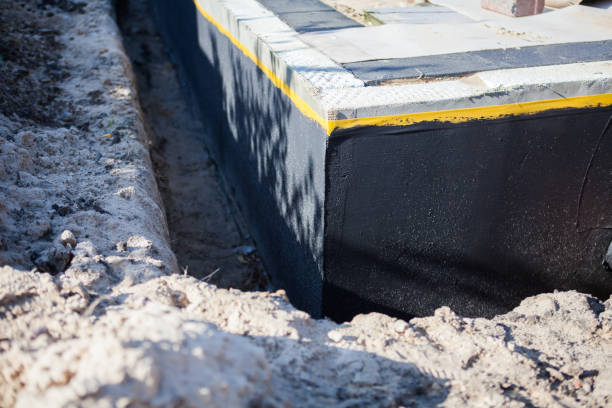 Residential Exterior Waterproofing installation at a Plainfield, IN home by SJ Waterproofing Pros
